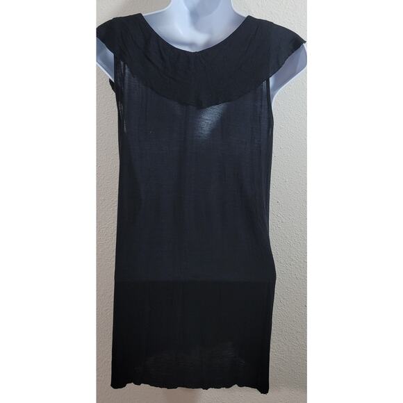 Cabi Black Multi Tiered Ruffled Top Medium Soft Flowy Lightweight Flowy Soft - Picture 2 of 6